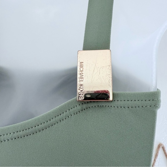 Michael Kors Army Green bodysuit Women’s Size 10 - Picture 4 of 7